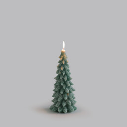 Caspar Wax Candle in Shape of Fir Tree H20cm - thumbnail 4