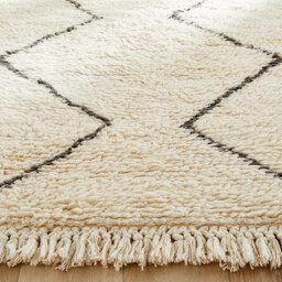 Nyborg Berber-Style Fringed Wool Rug - thumbnail 2