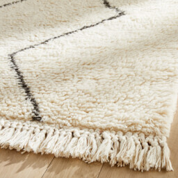 Nyborg Berber-Style Fringed Wool Rug - thumbnail 3