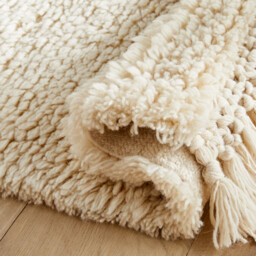 Nyborg Berber-Style Fringed Wool Rug - thumbnail 4