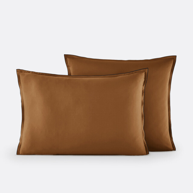 Victor Plain Washed Cotton Satin 300 Thread Count Pillowcase - image 1