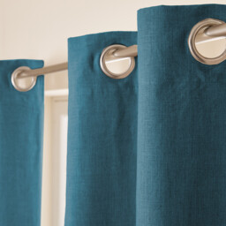 Private Washed Linen Curtain with Eyelet Header - thumbnail 3