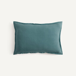 Elina Cushion Cover in Washed Linen - thumbnail 3