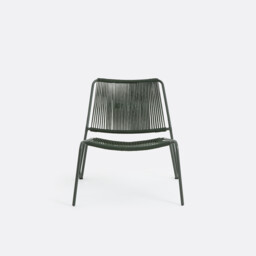 Masix Braided Rope Low Garden Armchair - thumbnail 3