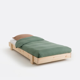 Pyla Solid Pine Stackable Bed with Bed Base