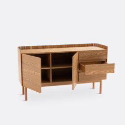 Latti Sideboard with 2 Doors and 3 Drawers - thumbnail 4