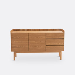 Latti Sideboard with 2 Doors and 3 Drawers - thumbnail 3