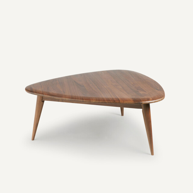 Théoleine Small Solid Walnut Coffee Table - image 1