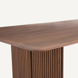 Minela Solid Walnut and Veneer Table L180cm - thumbnail 4