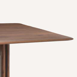 Minela Solid Walnut and Veneer Table L180cm - thumbnail 3