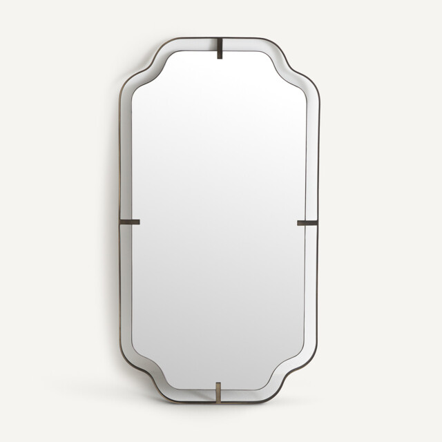 Eyleen Iron Gunmetal 1930's Style Mirror, Height 110cm - image 1