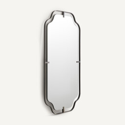 Eyleen Iron Gunmetal 1930's Style Mirror, Height 110cm - thumbnail 3
