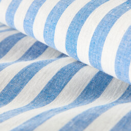 Soizic Blue Cotton Duvet Cover - thumbnail 4
