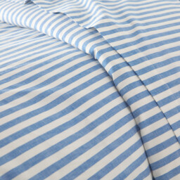 Soizic Blue Cotton Duvet Cover - thumbnail 3