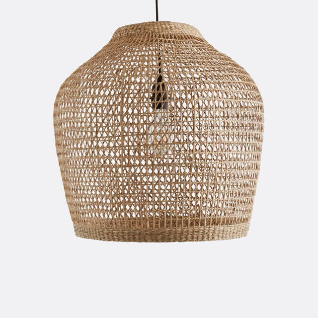 Makita 50cm Diameter Woven Grass Ceiling Light - image 1