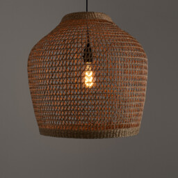 Makita 50cm Diameter Woven Grass Ceiling Light - thumbnail 3