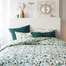 Voladores Floral 100% Cotton Percale 200 Thread Count Pillowcase - thumbnail 2