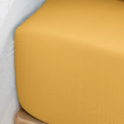 Scenario Plain Organic Cotton Percale Fitted Sheet - thumbnail 2