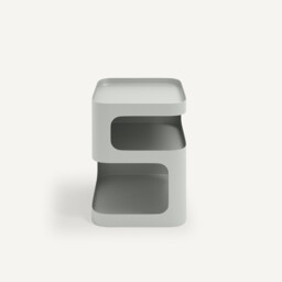 Sandoval Steel Bedside Table with 2 Compartments - thumbnail 2
