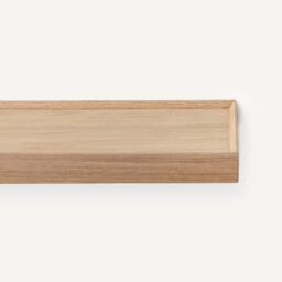 Tidder Oak Veneer Wall Shelf, L60cm - thumbnail 3