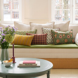 Shandira Block Print Cotton Cushion Cover - thumbnail 3