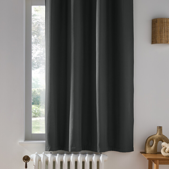 Thermal Radiator Curtain with Eyelets, Tobison - image 1