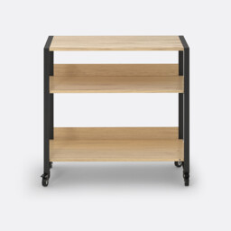 Hiba Serving Trolley with Casters - thumbnail 2