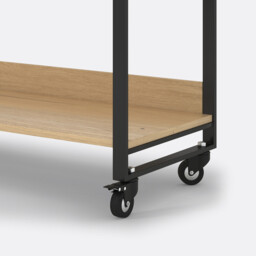 Hiba Serving Trolley with Casters - thumbnail 4