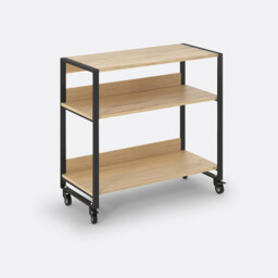 Hiba Serving Trolley with Casters