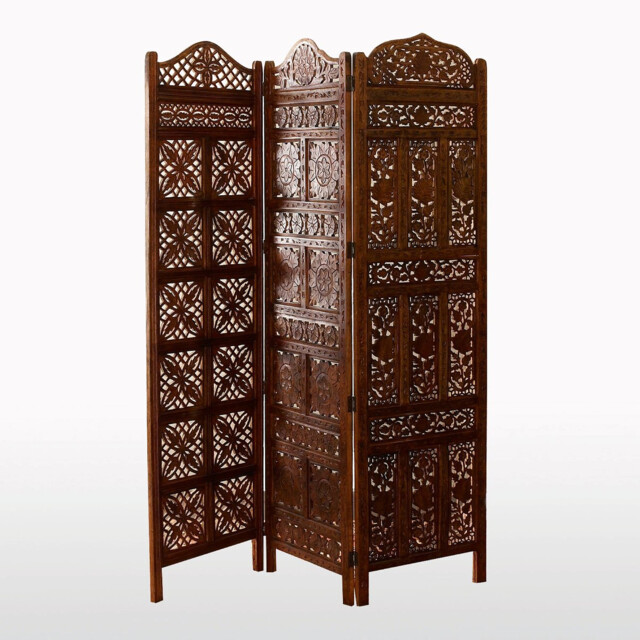 Aima Moucharabieh-Style Mango Wood Screen