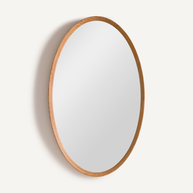 Orion Solid Oak Oval Mirror - image 1