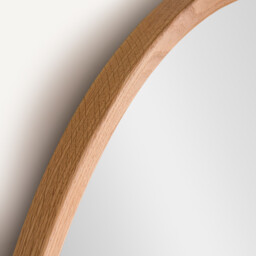 Orion Solid Oak Oval Mirror - thumbnail 4