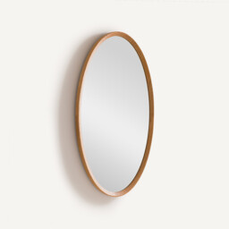 Orion Solid Oak Oval Mirror - thumbnail 3