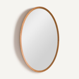 Orion Solid Oak Oval Mirror