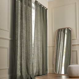 Private Washed Linen Curtain with Loops