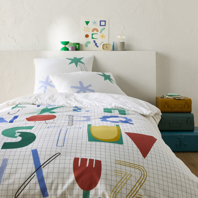 Roman 50% Recycled Cotton Child's Duvet Cover - image 1