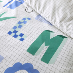 Roman 50% Recycled Cotton Child's Duvet Cover - thumbnail 3