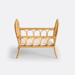 Babyla Rattan Doll's Crib - thumbnail 3