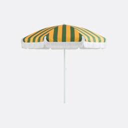 Valeria Striped Fabric Fringed Parasol