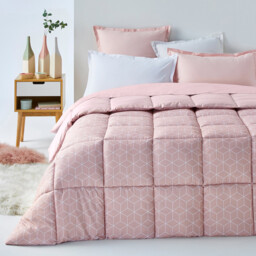 Decio Geometric Microfibre Bedspread - thumbnail 1