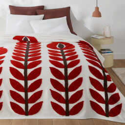 Cortes Embroidered Cotton Bedspread