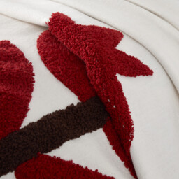 Cortes Embroidered Cotton Bedspread - thumbnail 4