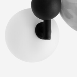 Bullesco Smoked Glass and Metal Pendant Ceiling Light - thumbnail 3