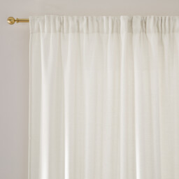Montego Light-Filtering Curtain in A Woven Effect with Pencil Pleat Header and Wave Effect - thumbnail 1