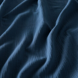 Kumla Cotton Muslin Curtain Panel - thumbnail 4