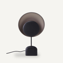 Naton Black and Mocha Metal Table Lamp - thumbnail 1