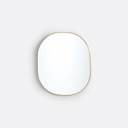 Uyova Oval Brass Mirror