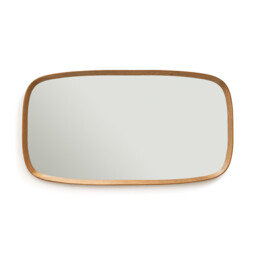 Orion 110cm High Solid Oak Rectangular Mirror