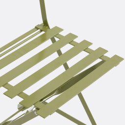 Set of 2 Ozevan Folding Metal Chairs - thumbnail 3