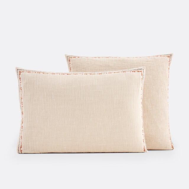 Thesari Linen and Cotton Muslin Two-Sided Pillowcase - image 1